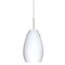 Besa Lighting Pera 9 Cord Pendant, Opal Matte, Satin Nickel Finish, 1x9W LED 1JT-412607-LED-SN - alternate 1